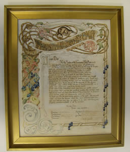 illuminated address