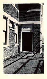 entrance to biology building