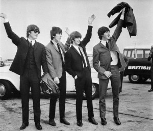 The  Beatles Waving