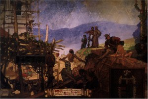 Groesbeck - SB Courthouse mural