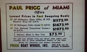 Paul Prigg Advertisement