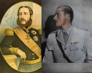 ErrolFlynnandKingLeopoldIIofBelgium