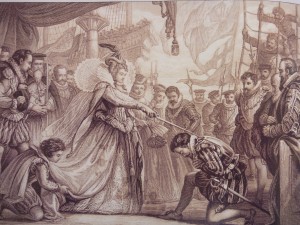 Francis-Drake-knighted