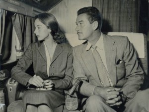 Irene and Errol on Train