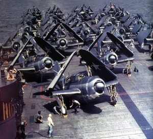 uss york town with air group