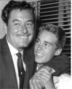 Errol & Sean at Heathrow Airport--Summer, 1956